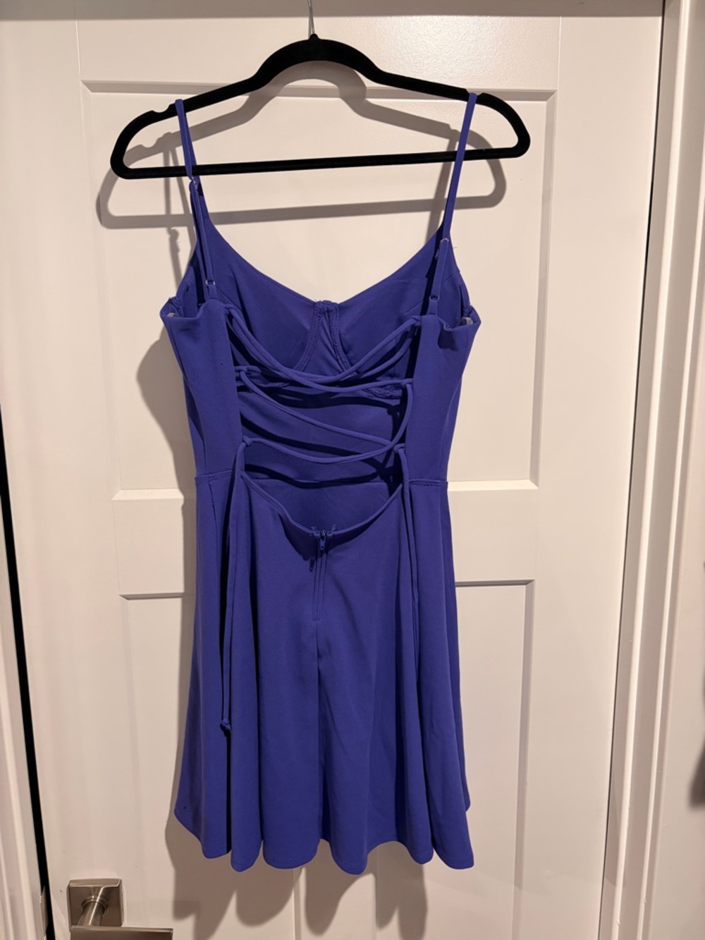 NWOT Honey and Rosie Women’s size small scrappy A-Line Dress in Vibrant Blue